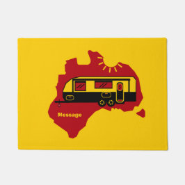 オーストラリアキャラバンキャンプ ドアマット