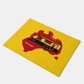 オーストラリアキャラバンキャンプ ドアマット (アングル)