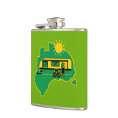 オーストラリアキャラバンキャンプ フラスク (左)