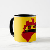 オーストラリアキャラバンキャンプ マグカップ (正面左)