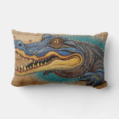 オーストラリアクロコダレアートデザイン ランバークッション (裏面)