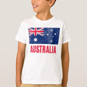 オーストラリアグランジ国旗(ルック) Tシャツ
