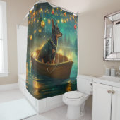 オーストラリアケルパイクリスマスフェスティバル航海 シャワーカーテン (インサイチュ)