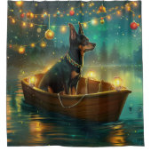 オーストラリアケルパイクリスマスフェスティバル航海 シャワーカーテン (正面)