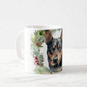 オーストラリアケルパイクリスマスリースフェスティバルカップ コーヒーマグカップ (正面左)