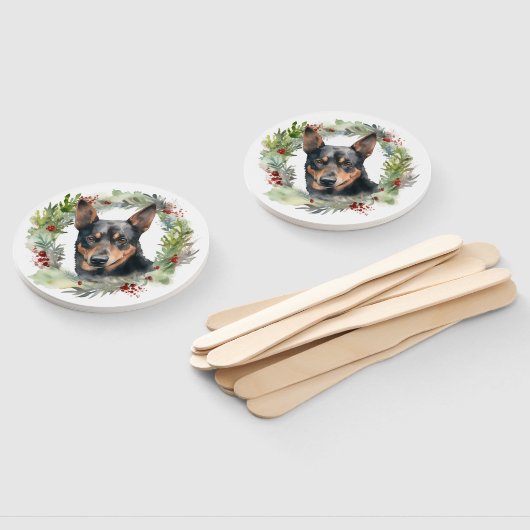 オーストラリアケルパイクリスマスリースフェスティバルカップ ハンドファン (組立なし)