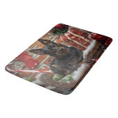 オーストラリアケルパイドッグクリスマスフェスティバル バスマット (アングル)