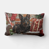 オーストラリアケルパイドッグクリスマスフェスティバル ランバークッション (裏面)