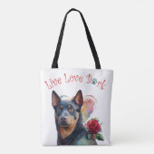 オーストラリアケルパイドッグママフローラ トートバッグ (裏面)