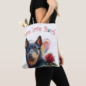 オーストラリアケルパイドッグママフローラ トートバッグ (クローズアップ)