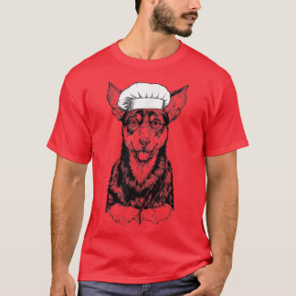 オーストラリアケルパイドッグ調理師シェフおもしろい料理 Tシャツ