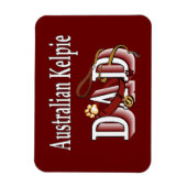 オーストラリアケルピーパパ マグネット (縦)