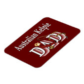 オーストラリアケルピーパパ マグネット (左側)