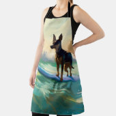 オーストラリアケルピービーチ絵を描サーフィン エプロン (インサイチュ)