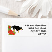 オーストラリアケルピー&レッドローゼス差出人住所 ラベル (インサイチュ)