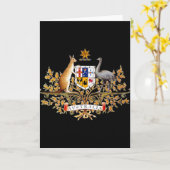 オーストラリアコート・オブ・アームズ カード (黄色い花)