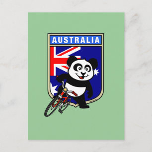 オーストラリアサイクリングパンダ ポストカード