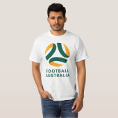 オーストラリアサッカー連盟のロゴ Tシャツ (正面フル)