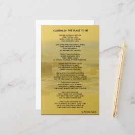 オーストラリアザプレースズ紙シート