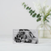 オーストラリアシェパピペットシッター 名刺 (スタンド正面)