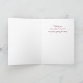 オーストラリアシェパードガーデンフェンス誕生日 カード (内部)