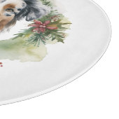 オーストラリアシェパードクリスマスリースフェスティバルカップ カッティングボード (角)