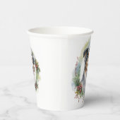 オーストラリアシェパードクリスマスリースフェスティバルカップ 紙コップ (右)