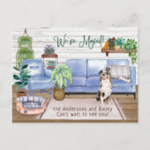 オーストラリアシェパードコージーニューホームムービング         案内ポストカード (正面)