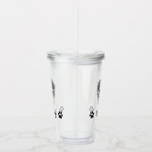 オーストラリアシェパードドッグパーソナライズされたスケッチ アクリルタンブラー (右)