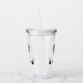 オーストラリアシェパードドッグパーソナライズされたスケッチ アクリルタンブラー (左)