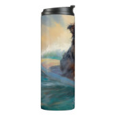 オーストラリアシェパードビーチ絵を描サーフィン タンブラー (回転左)