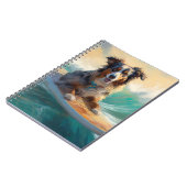 オーストラリアシェパードビーチ絵を描サーフィン ノートブック (左側)
