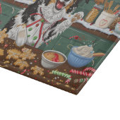 オーストラリアシェパードホリデーベーキングクリスマス カッティングボード (角)