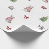 オーストラリアシェパードホリデーラッピングペーパー ラッピングペーパー (角)