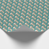 オーストラリアシェパードレッドメルラッピング紙 ラッピングペーパー (角)