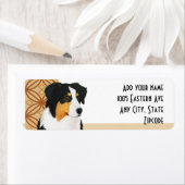 オーストラリアシェパード差出人住所ラベル ラベル (インサイチュ)