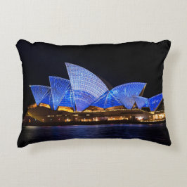 オーストラリアシドニーオペラハウスアットナイト アクセントクッション