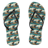オーストラリアテリアビーチ絵画サーフィン ビーチサンダル (ソール)