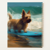 オーストラリアテリアビーチ絵画サーフィン プランナー手帳 (裏面)