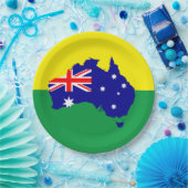 オーストラリアデイプレート ペーパープレート (パーティー)