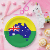 オーストラリアデイプレート ペーパープレート (パーティー)