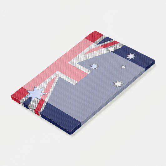 オーストラリアデザインカーボンファイバークロムスタイル ポストイット (アングル)