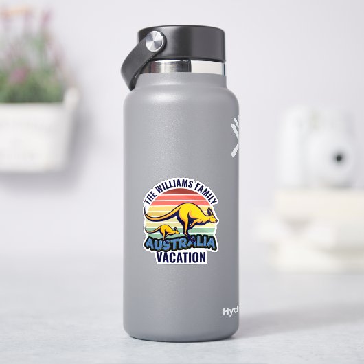 オーストラリアトリップカンガルーサンセットサミナリー シール (HydroFlask)