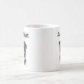 オーストラリアハート – かわいいオーストラリアの羊飼い犬の恋人 コーヒーマグカップ (中央)