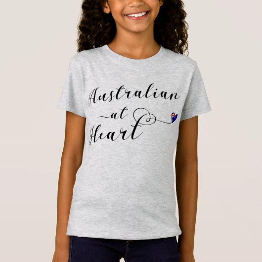 オーストラリアハートTシャツ、Aus Tシャツ (正面)