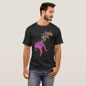 オーストラリアバタフライ動物愛好家ガールズガールズウーマンカンガ Tシャツ (正面フル)
