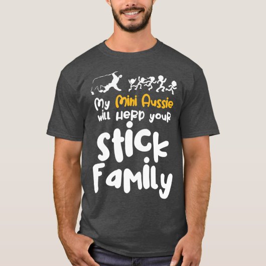 オーストラリアパパおもちゃオーストラリア羊飼いギフトミニ Tシャツ (正面)