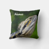 オーストラリアパーソナライズされたウォータードラゴン クッション (裏面)