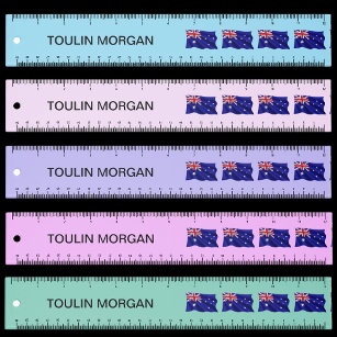 オーストラリアパーソナライズされた国旗のルーラー 定規