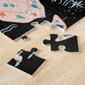 オーストラリアパーソナライズされた地図ジグソーパズル子供へ ジグソーパズル (側面)